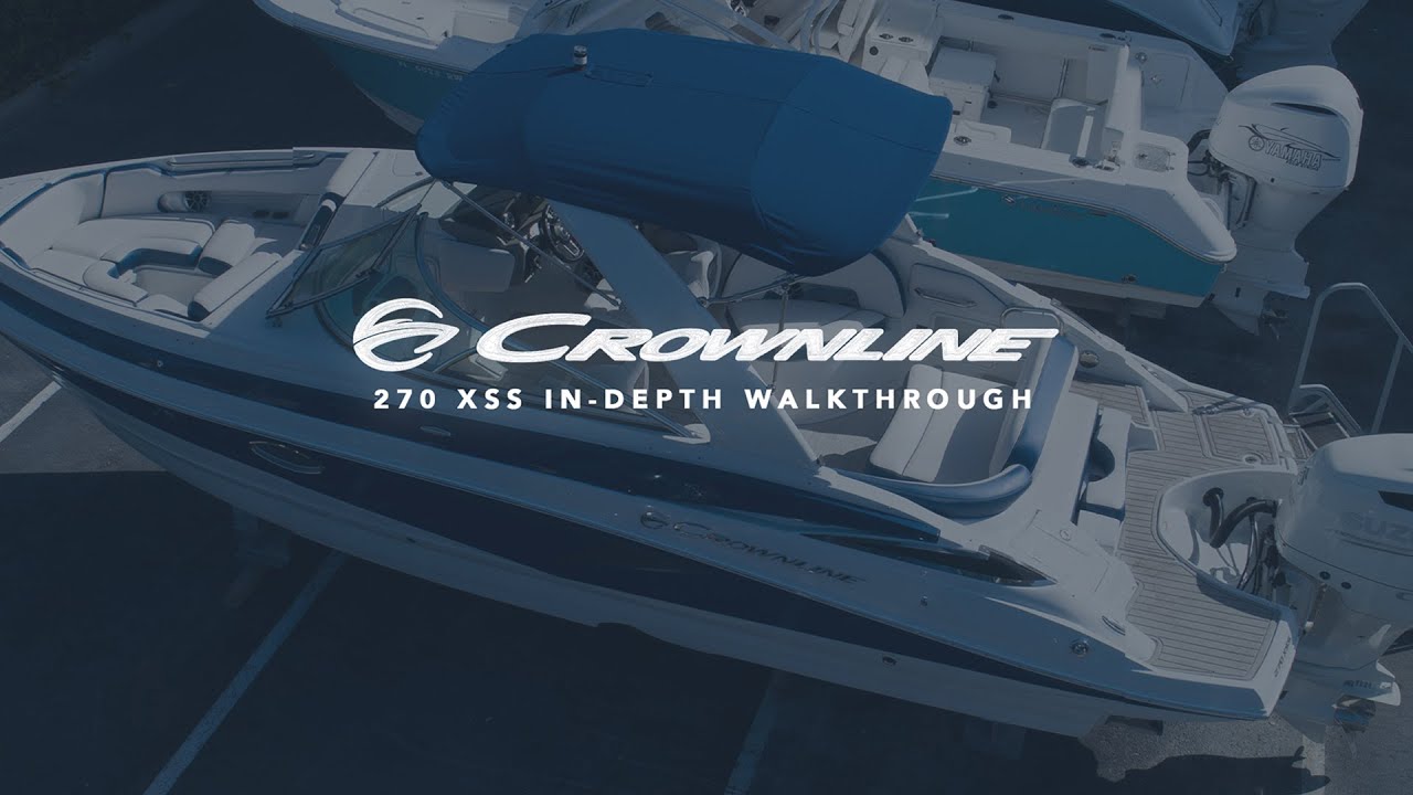 270 XSS Crownline | Full In-Depth Walkthrough | BoatHouseH2o.com
