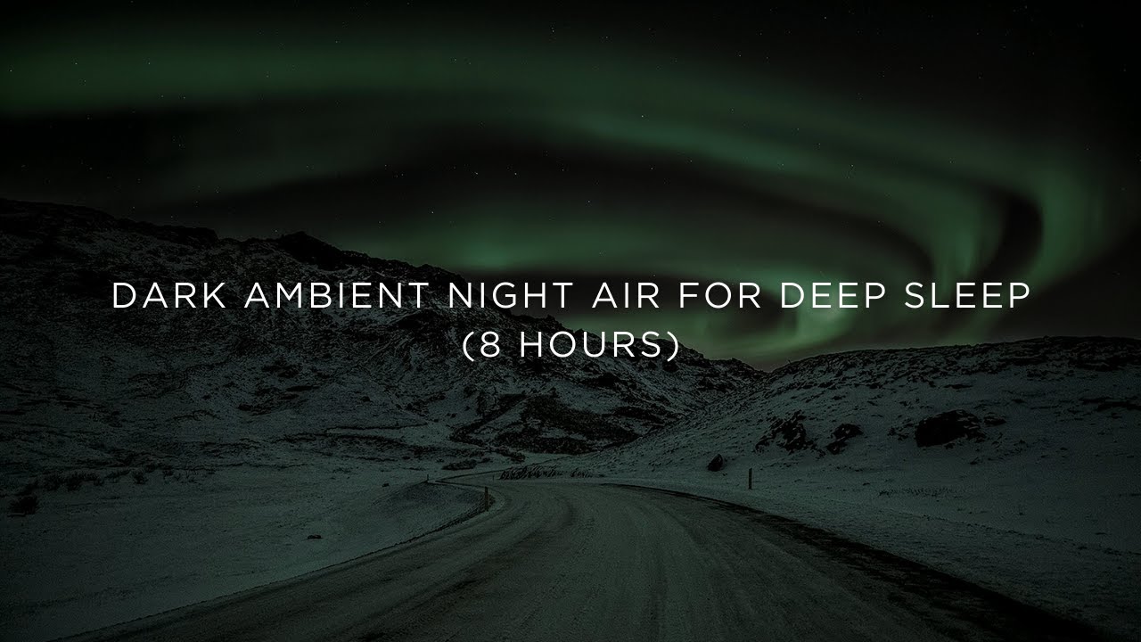 Night Wind Sleep Sounds (8 Hours) | Dark Ambient Night Air for Deep Sleep
