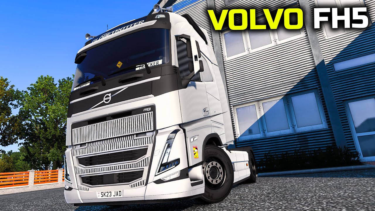 Volvo FH5 Mod By Zahed Truck ETS2 1.49 | ETS2 1.49 MODS