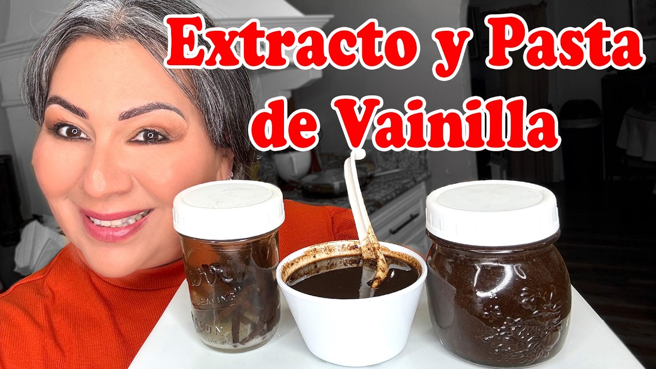 🌿✨ VAINILLA de CASA para REPOSTERÍA | EXTRACTO y PASTA de VAINILLA | Mejor que la del SUPERMERCADO
