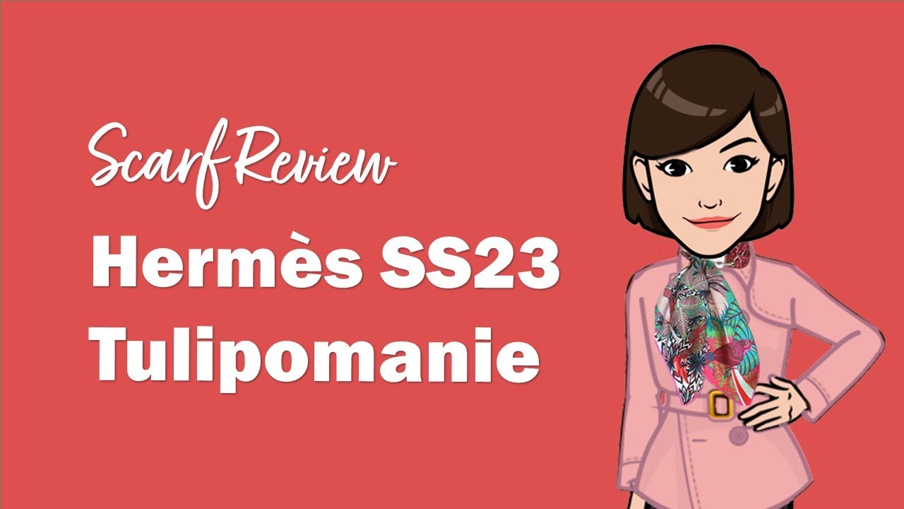 Scarf Review: Herm&egrave;s Spring Summer 2023 Tulipomanie 90 by Aline Honor&eacute; | Cranleyplace