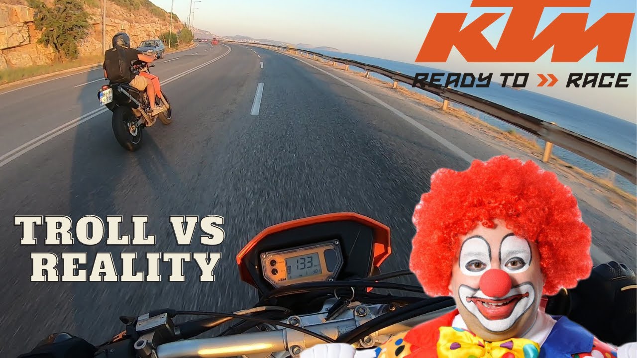 Η ΔΙΚΗ ΕΝΟΣ TROLL - Epic Roast - Part 1 (KTM 640 vs XTX 660 - Husaberg, Ρουλεμάν Στροφάλου)