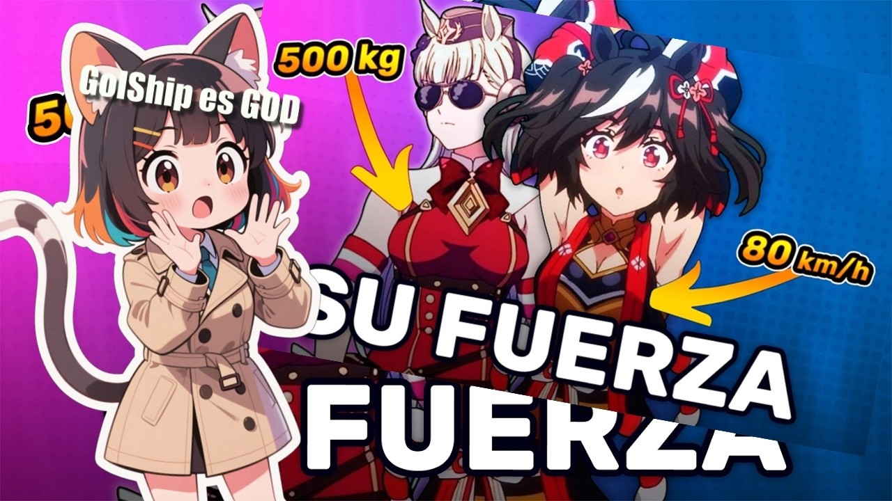 Veamos El físico de las chicas caballo de Uma musume no tiene sentido