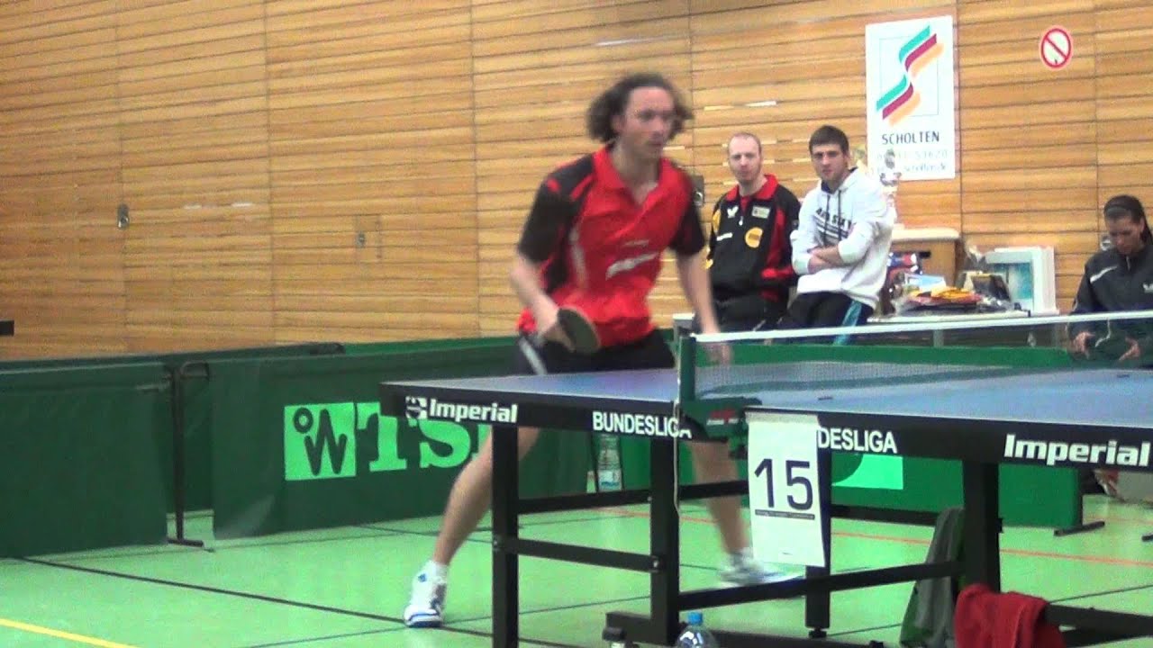 Tischtennis Erlangen Cup 2013 Finale G C Foerster vs Karsten Reiss 4)