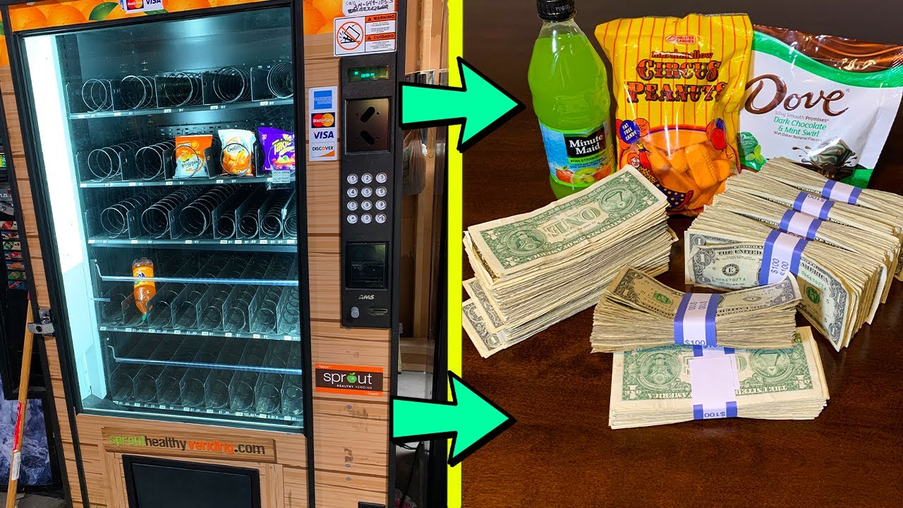 They Bought EVERYTHING From My VENDING MACHINE!!