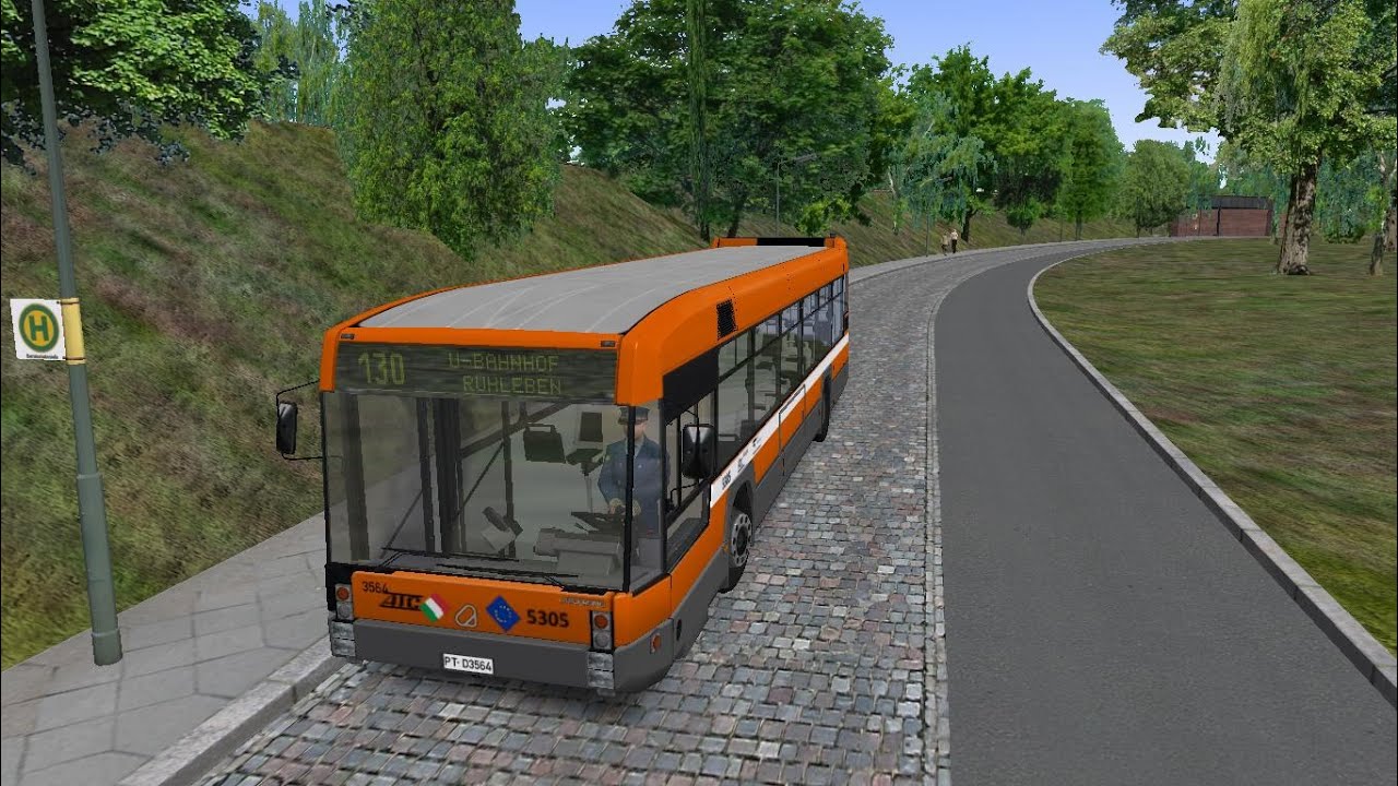 OMSI 2 Autodromo Busotto (3 door) Repaint bolognese (ATC) | Linea 130 U Ruhleben (Berlin Spandau)