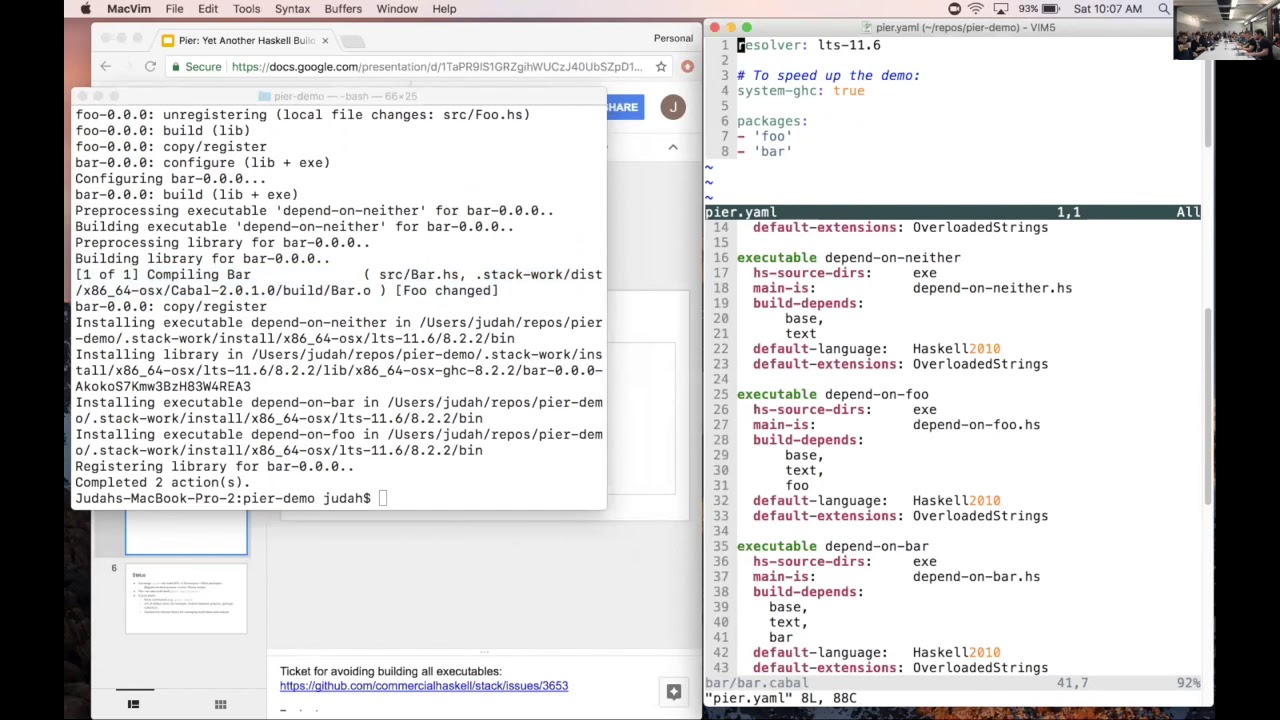 Judah Jacobson: Pier: yet another Haskell build system