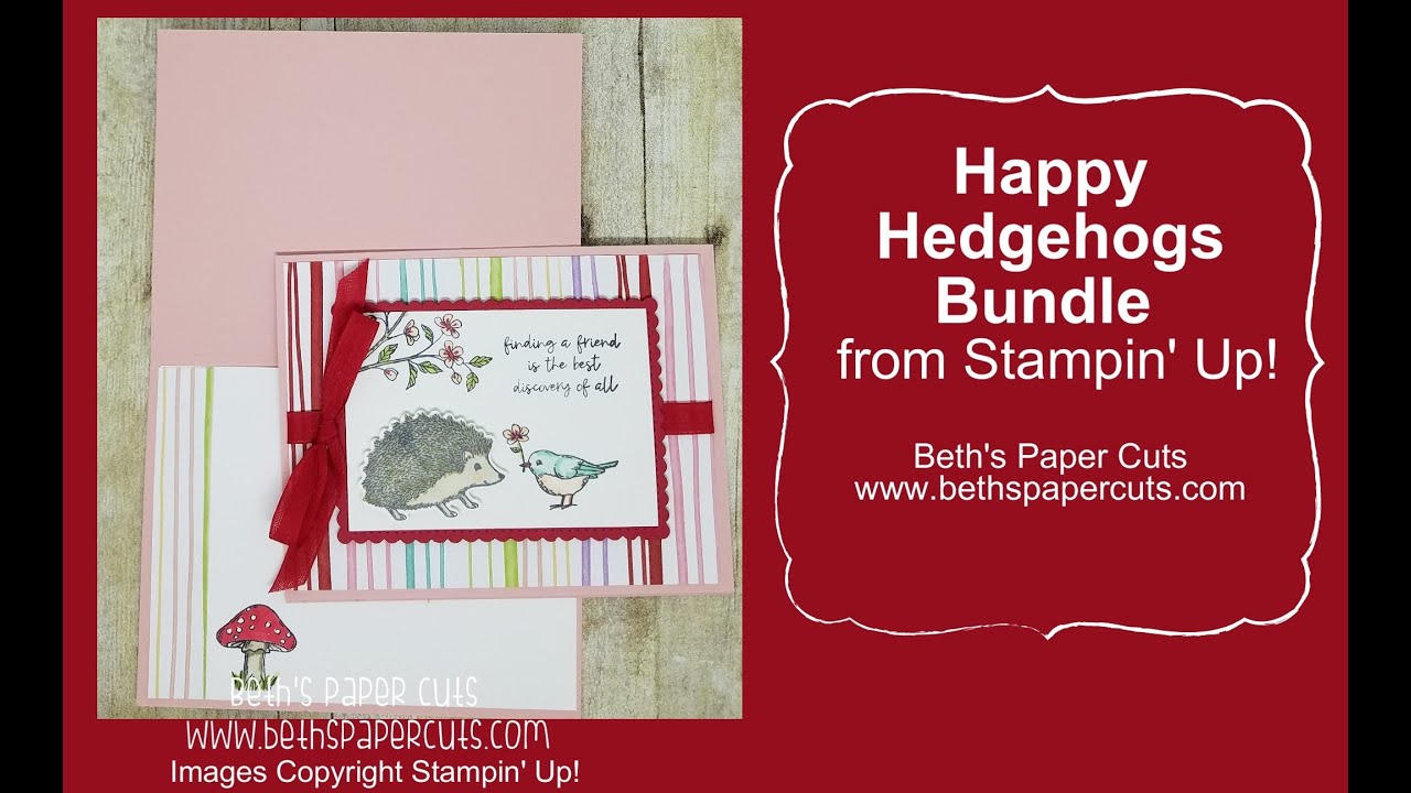 NEW Happy Hedgehogs bundle from Stampin' Up! Spring 2022 mini catalog