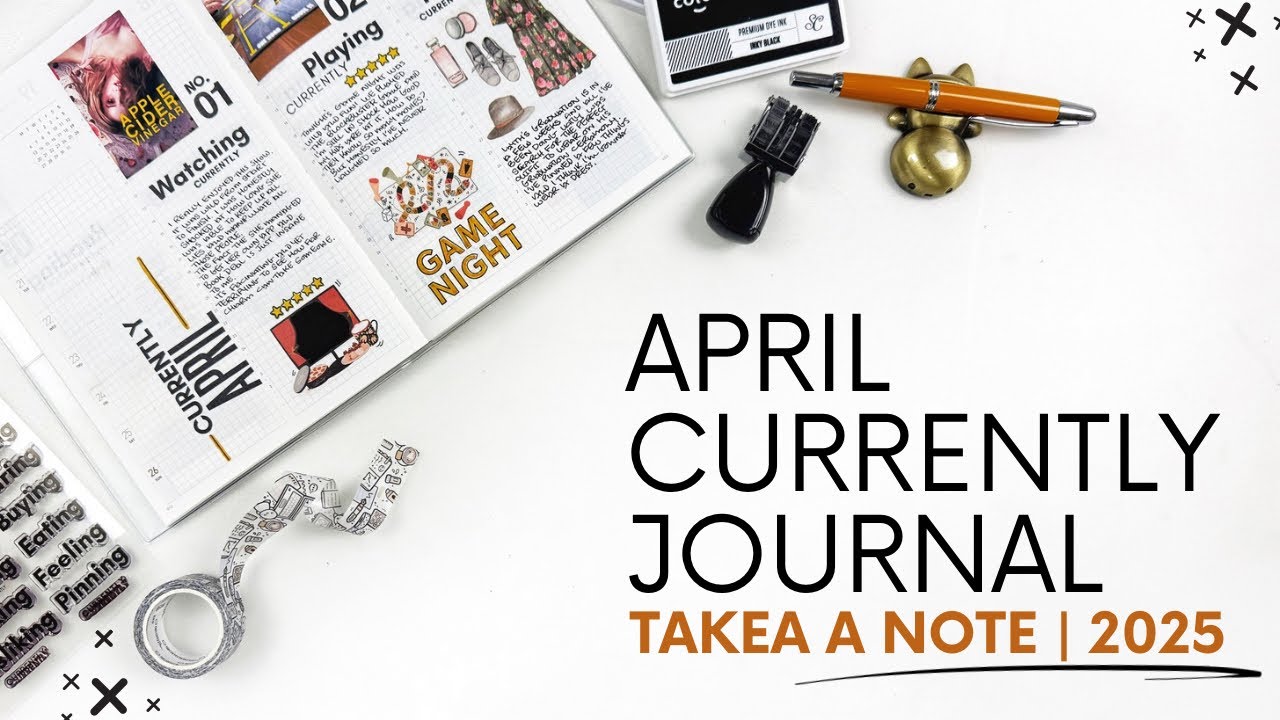 Let's Document My Currently's In My Take A Note Planner | April 2025