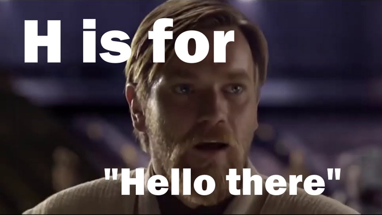 Learn the Alphabet with Obi-Wan Kenobi