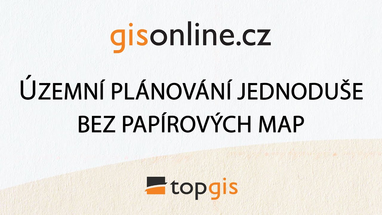 GisOnline -  Územní plánování | Videonávod