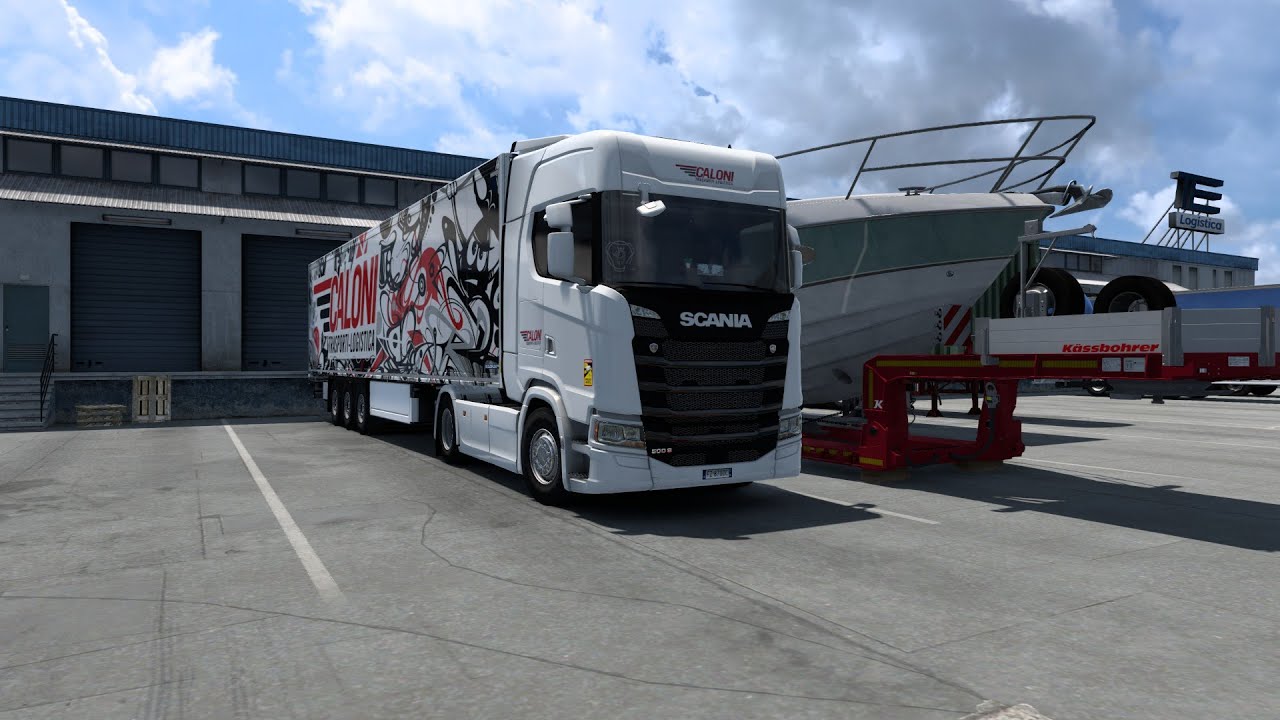 Lets play Euro Truck simulator 2 Pro mods Episode 72 Messina Italia _ Sassari Italia