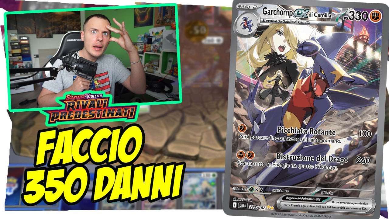 💥Il MIGLIOR MAZZO LOTTA è Garchomp ex di Camilla | La lista che ha fatto TOP in Giappone