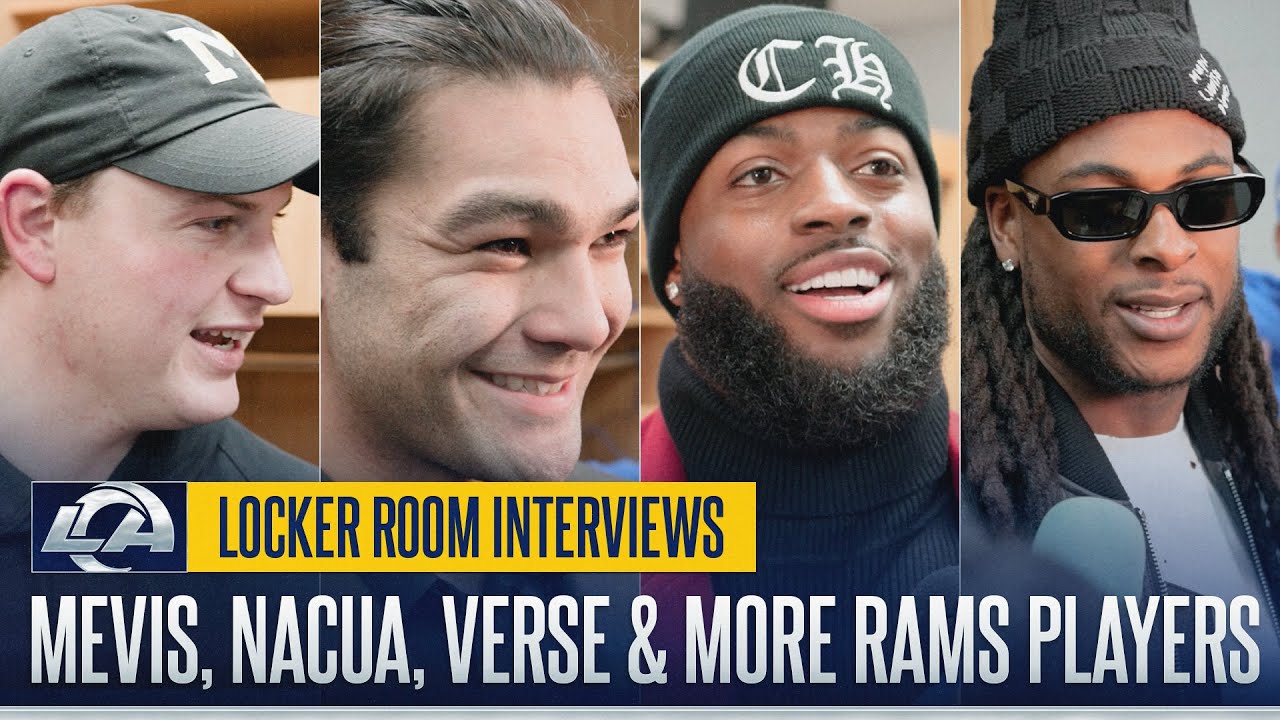 Puka Nacua, Harrison Mevis & More Rams Players Talk Game-Winning Kick vs. Bears & Seahawks Rematch