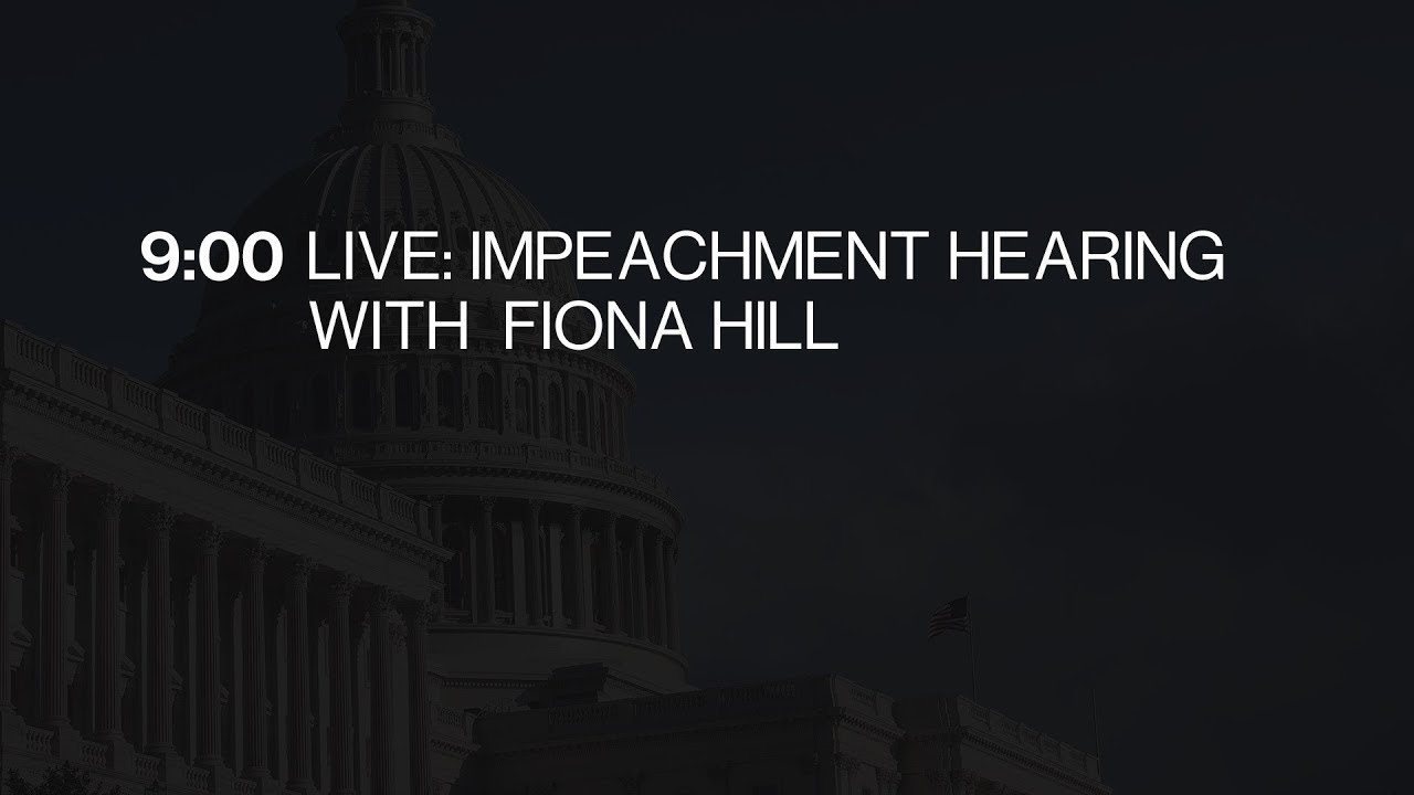 Impeachment Hearing With Fiona Hill