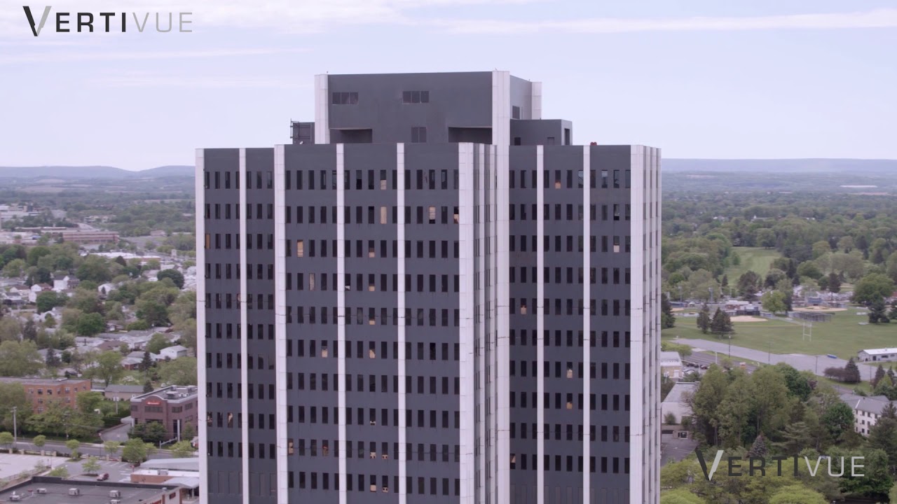 Martin Tower - Helicopter Views on Its Final Week before Implosion