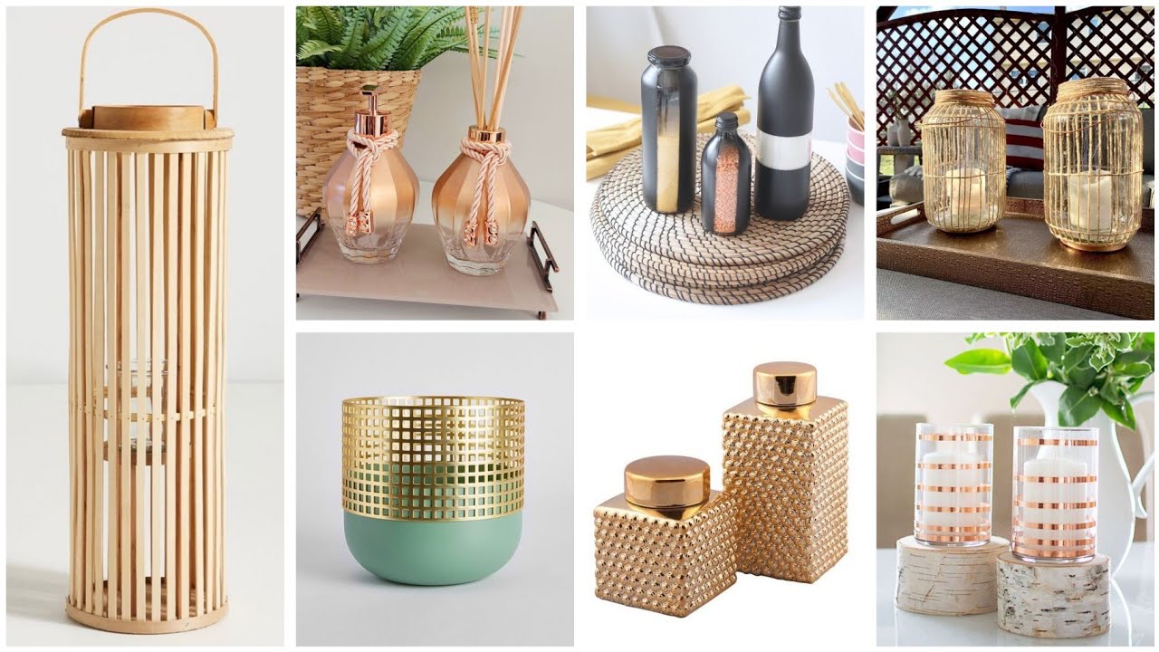 افكار ✨إعادة تدوير♻️ بسيطة وراقية  #قنينات#برطمانات  زجاج#قارورات# DIY recyclage des pots#craft