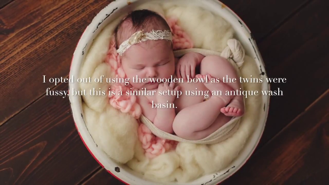 How to set up for a newborn session