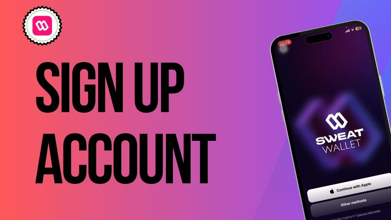 How to Sign Up Sweat Wallet