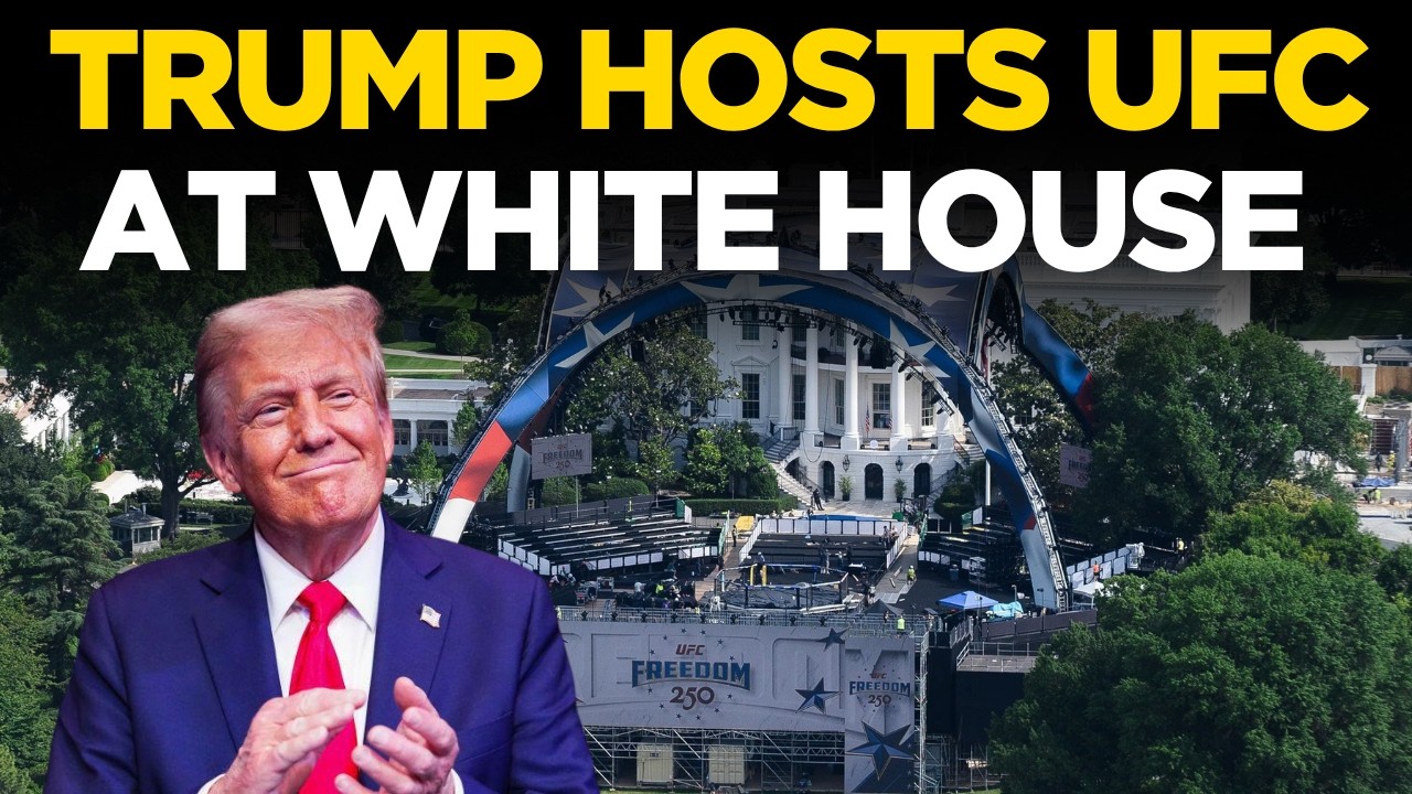 US News LIVE: President Trump Hosts Historic UFC Freedom 250 On White House South Lawn