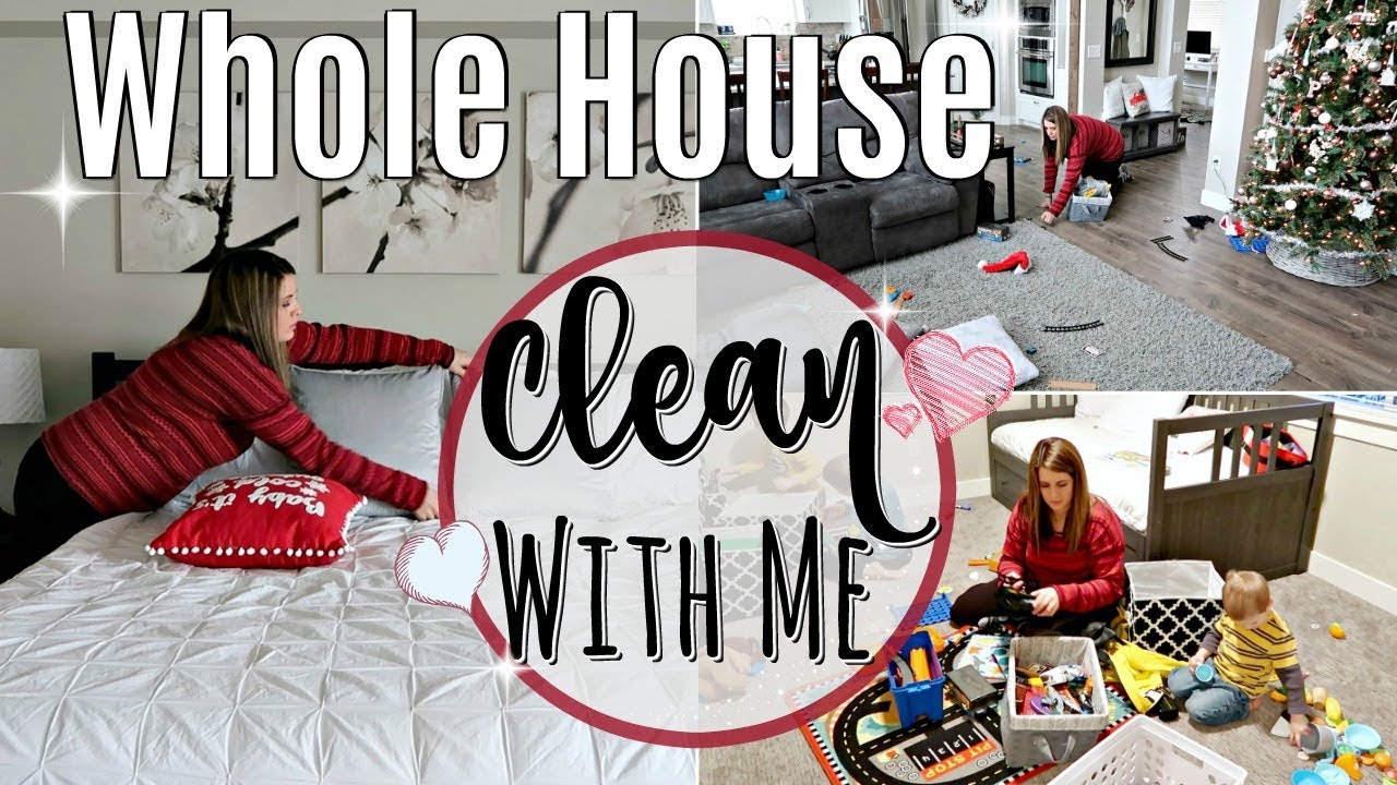 WHOLE HOUSE CLEAN WITH ME 2018 :: EXTREME CLEANING MOTIVATION :: SAHM ALL DAY SPEED CLEANING ROUTINE