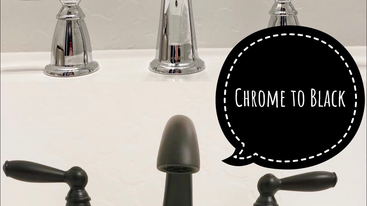 REFINSHING a FAUCET with SPRAY PAINT