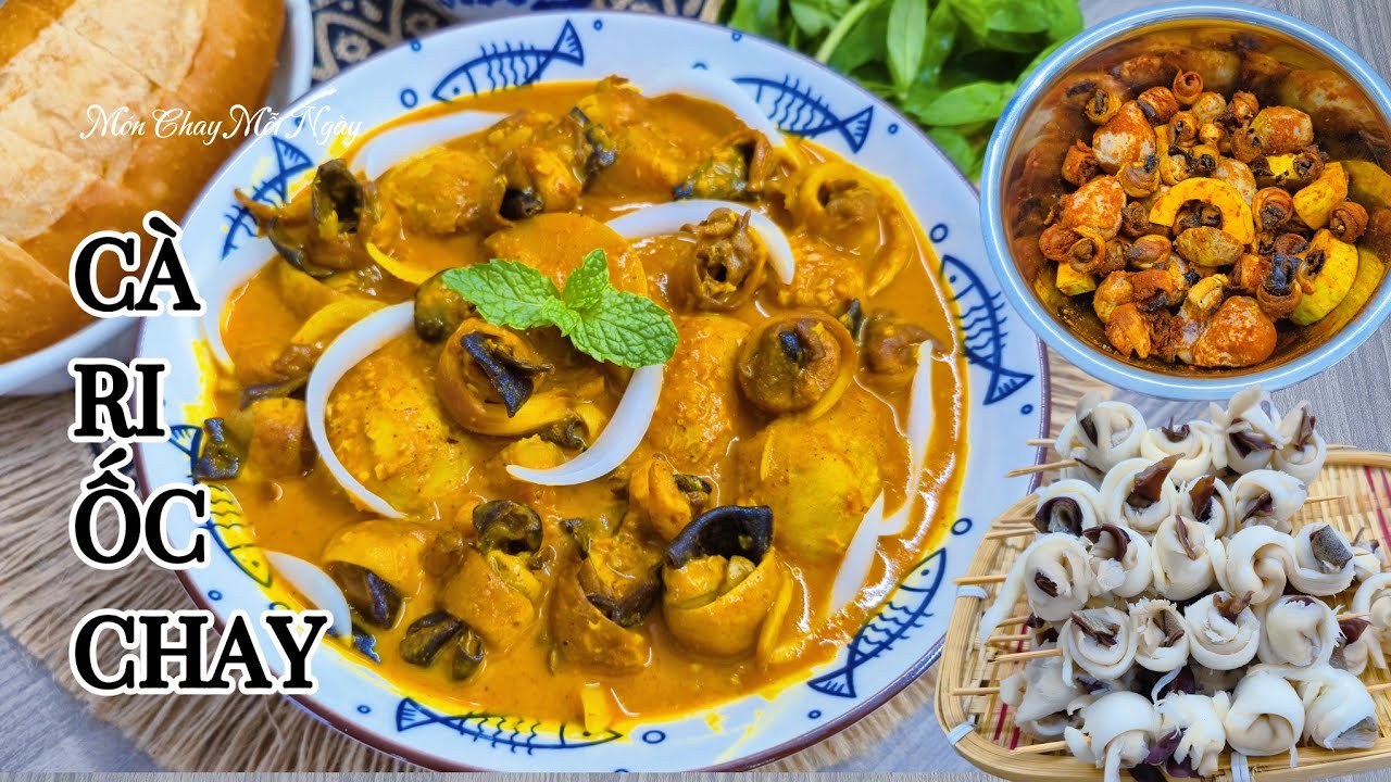CÀ RI ỐC CHAY Ăn Là Ghiền| Món Chay Mỗi Ngày| vegetarian