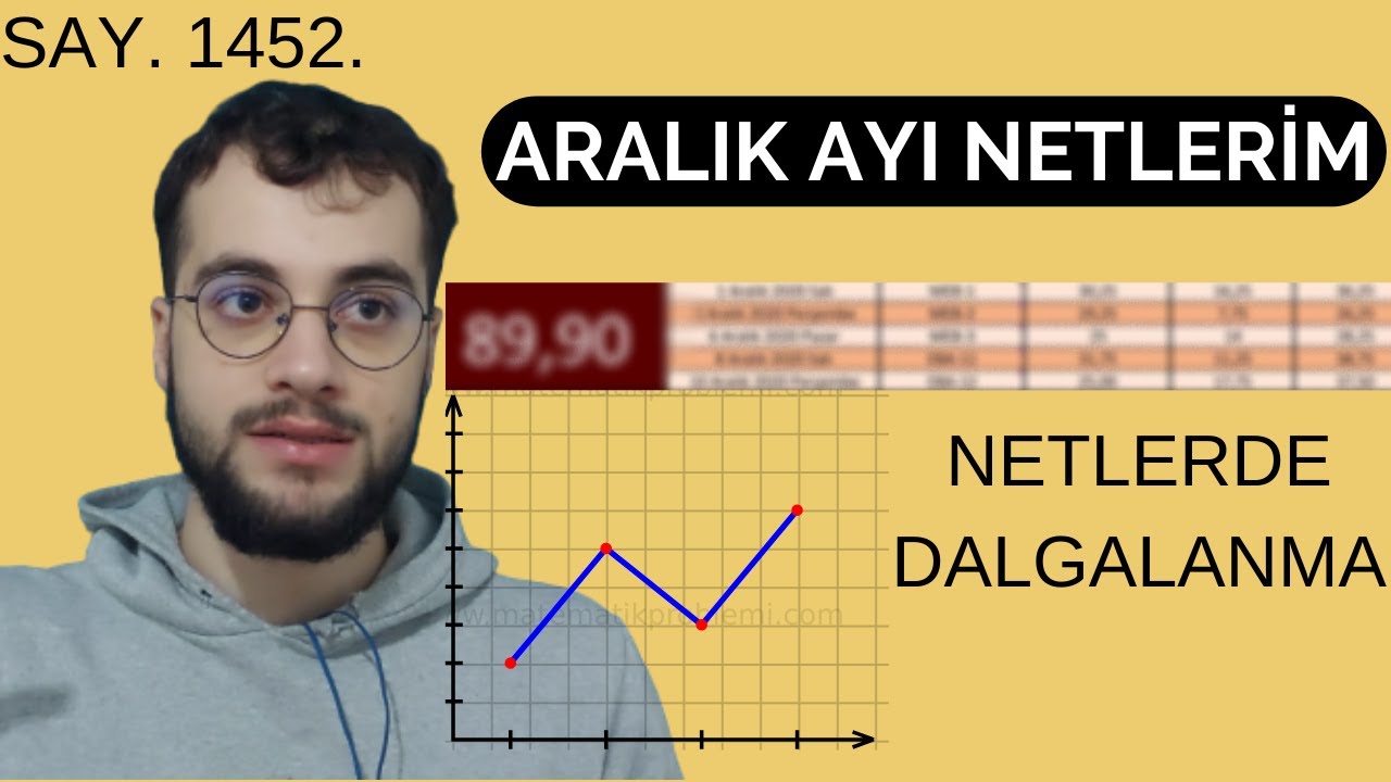ARALIK AYI NETLERİM - BU ZAMANLARDA HANGİ KONUDAYDIM - NETLERDE DALGANMALAR
