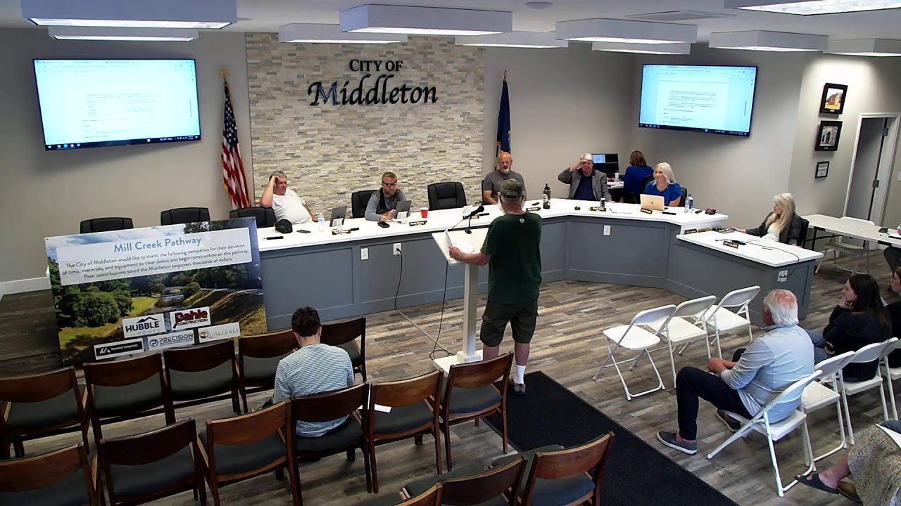 City of Middleton Idaho City Council Meeting 5-3-2023