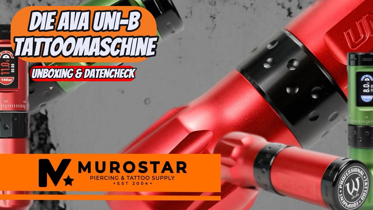 📦 Unboxing & Datencheck – AVA - UNI B - Wireless Pen Tattoo Maschine 🖋️🔍