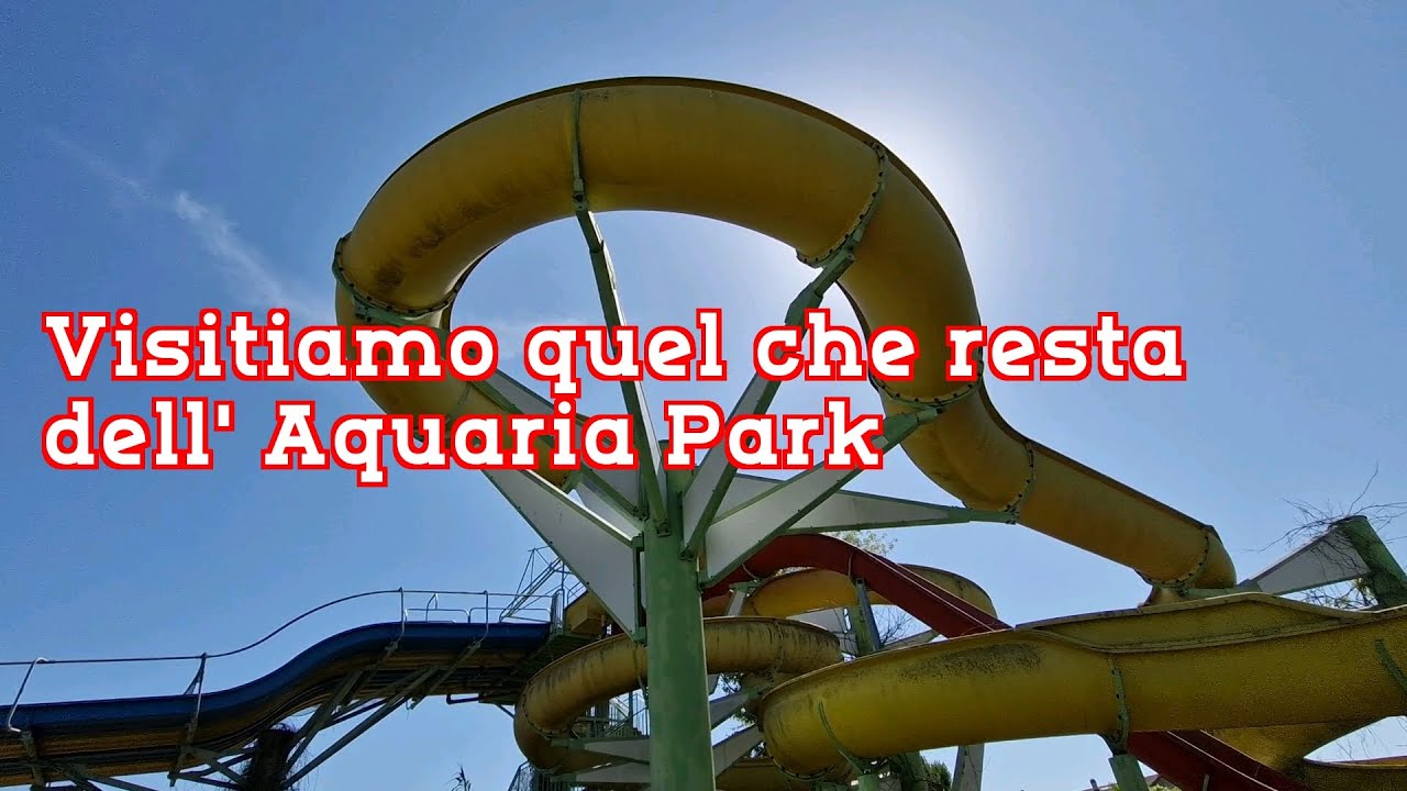 Visitiamo quel che resta dell' Aquaria Park, il noto parco acquatico abbandonato a Cervia.