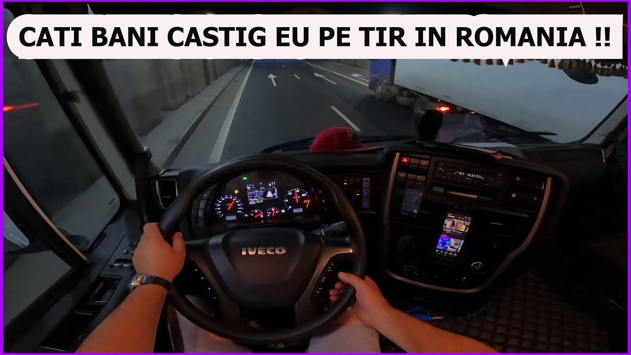 🤑CATI BANI CASTIG EU PE TIR IN ROMANIA !!!!🛑