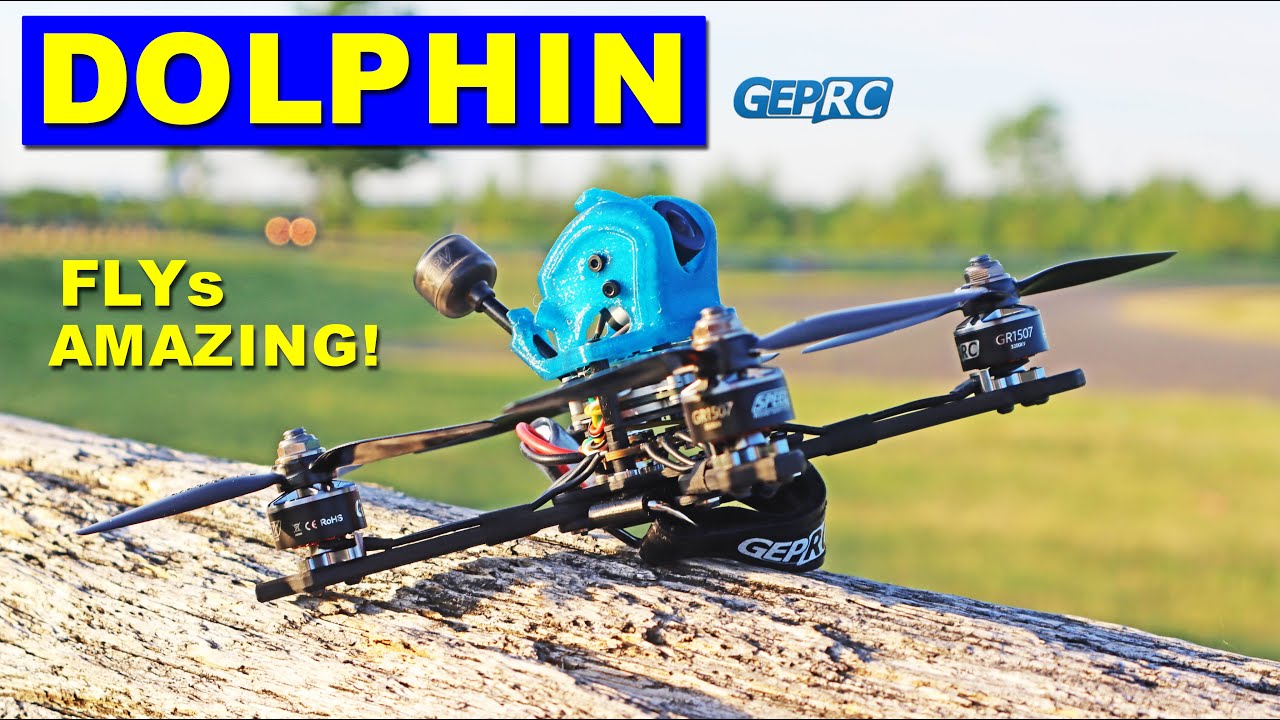GEPRC Dolphin HD - WOW! This FPV Drone flys Amazingly & Survives Crashes! Review