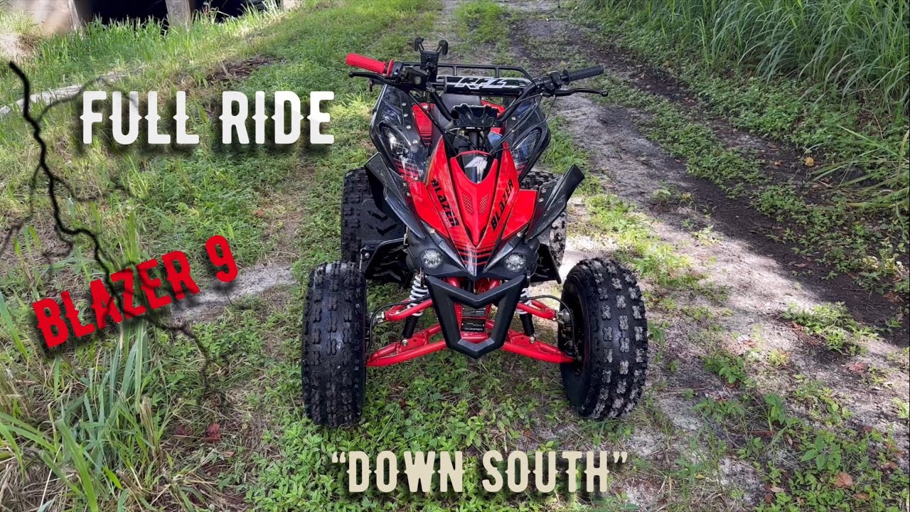 &ldquo;Full&rdquo; ELECTRIC Apollo Blazer9 ATV -2nd Run -QS138v3,Votol EM260,72v34ah -SpeedRun,OffRoad,Wheelies
