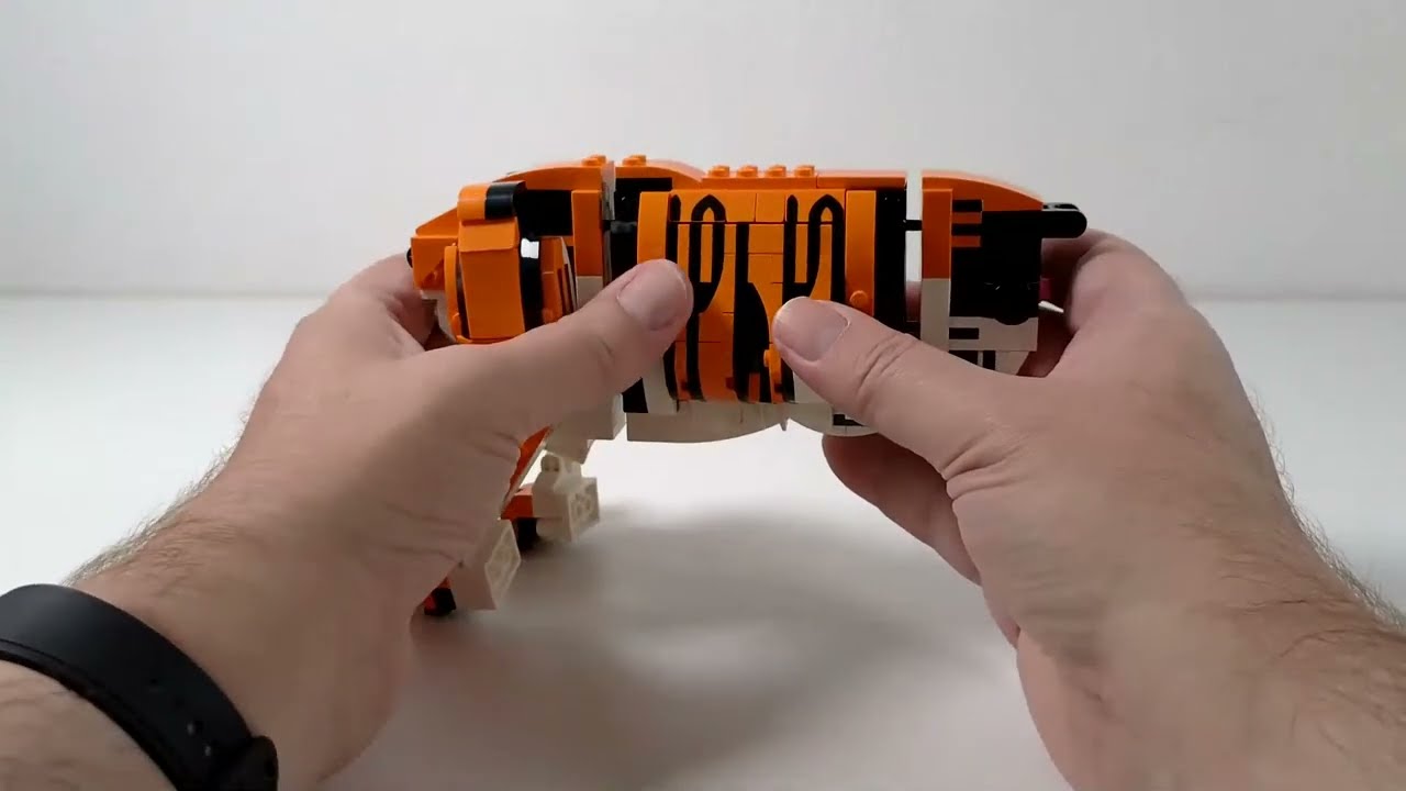Live bauen - Lego Creator 31129 Majestätischer Tiger - Teil 3