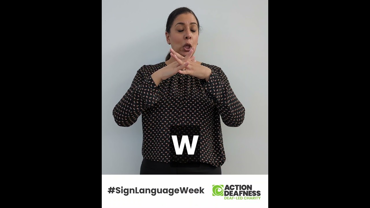 Learn how to fingerspell the letters V, W, X, Y, Z in British Sign Language (BSL)