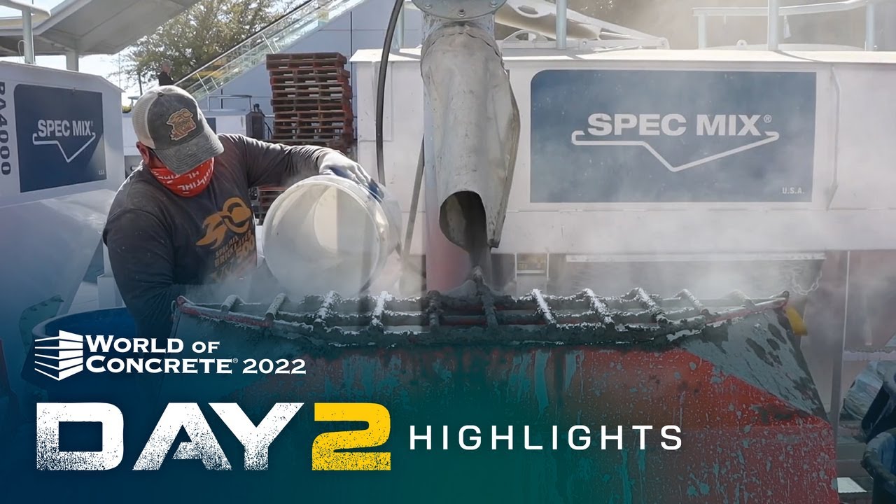 World of Concrete 2022: Day 2 - Highlights