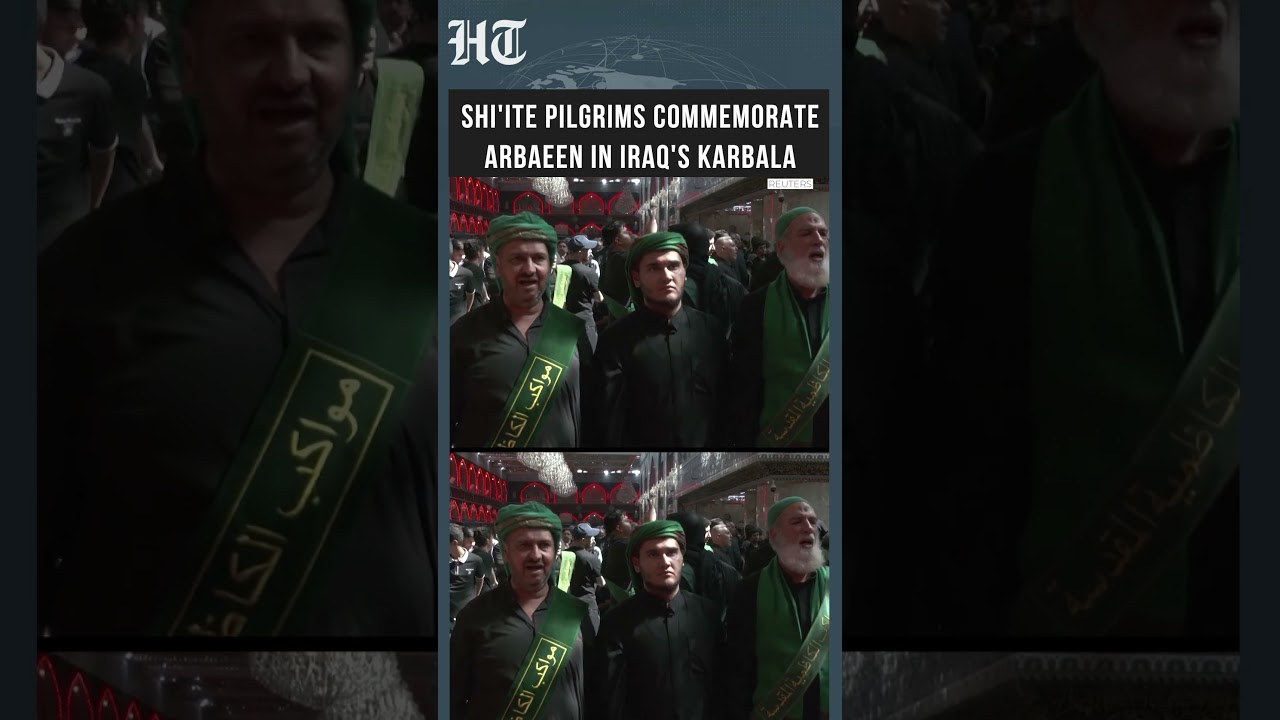 Millions Commemorate Arbaeen in Iraq's Karbala Amid U.S.-Iran Tensions | #shorts
