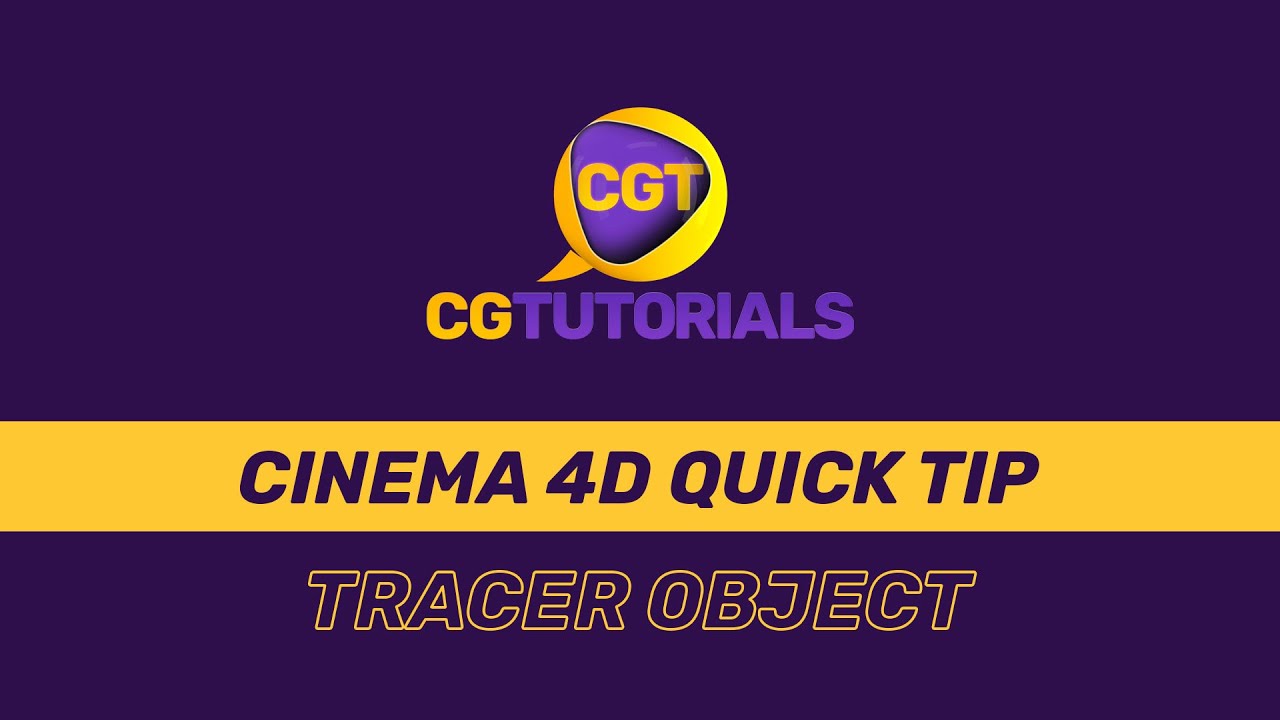 Cinema 4D Quick Tip - Tracer Object
