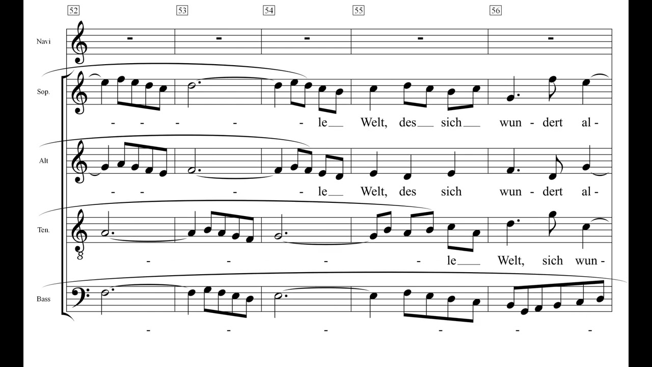Nun komm der Heiden Heiland BWV 61 Kantate von Bach Einstudierung Sopran