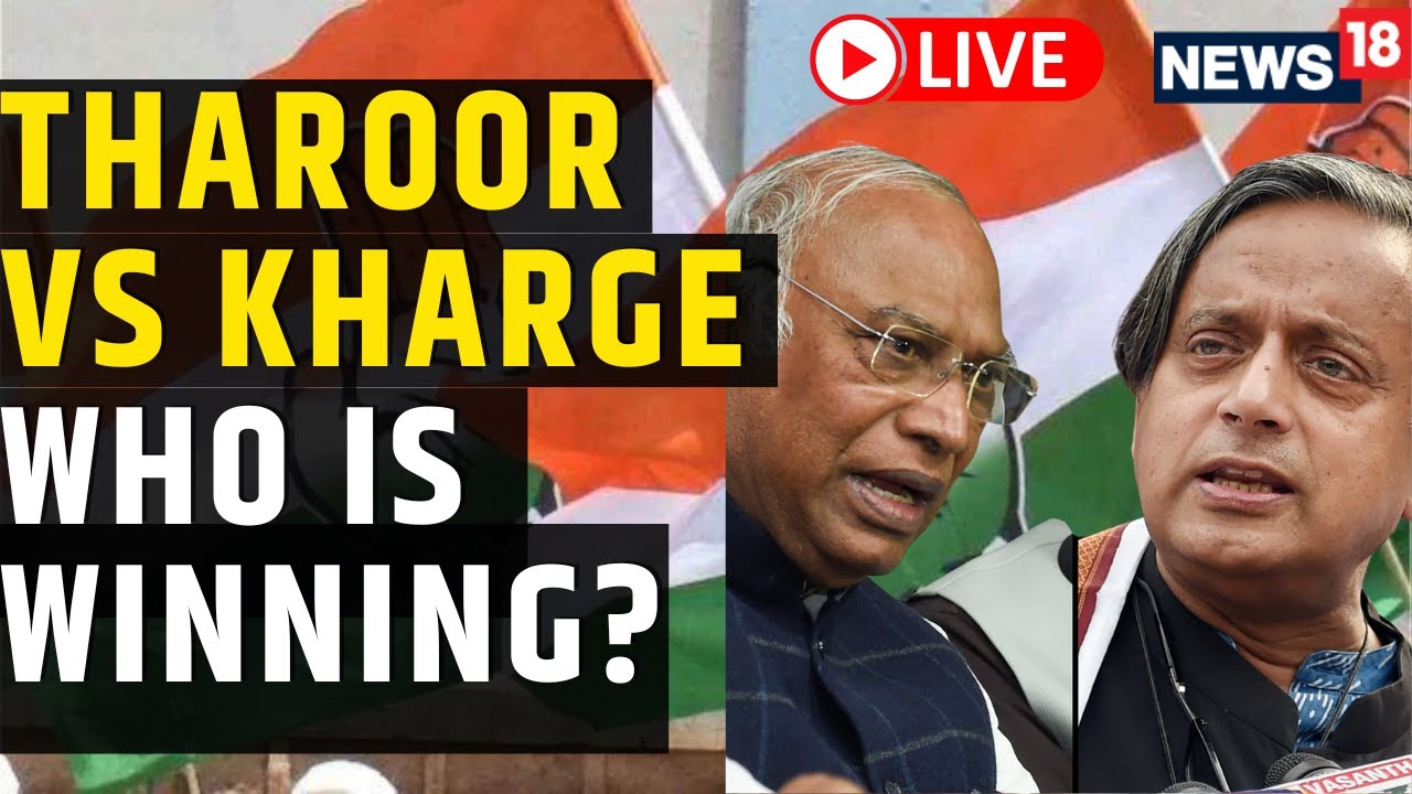 Congress President Election 2022 Live | Race For New Congress Chief Intensifies | News18 Live