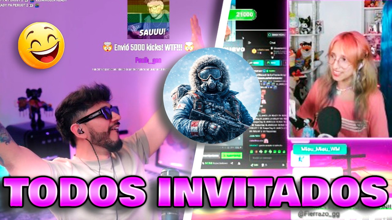 ZEIN RECIBE 5000 KICKS DE STREAMERS PEQUEÑOS 💥 TODOS INVITADOS a PERUST 2
