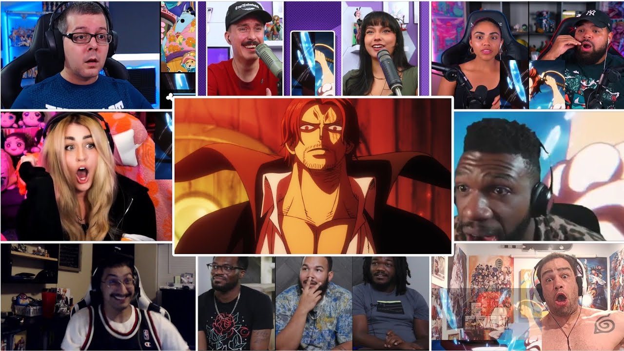 Shanks vs. Kidd! Reaction Mashup - One Piece Episode 1112
