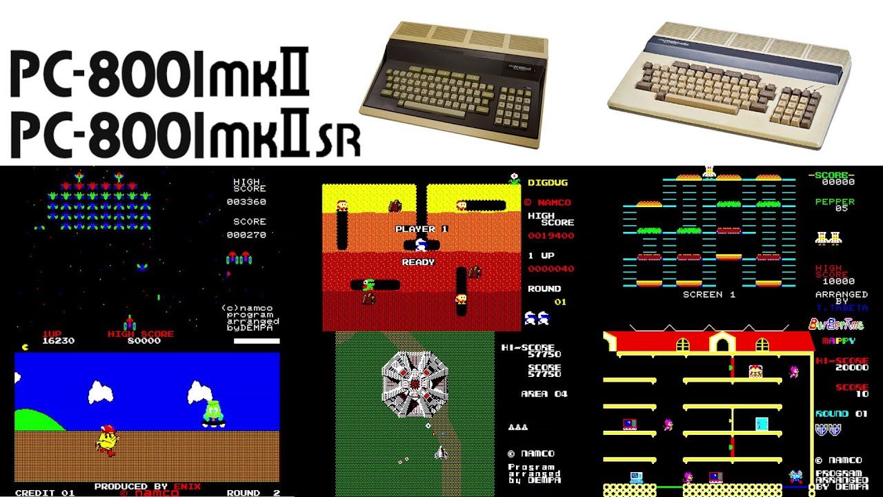 【PC-8001】シリーズで発売されたアーケードゲーム移植作の88SR版にも劣らない秀作6選