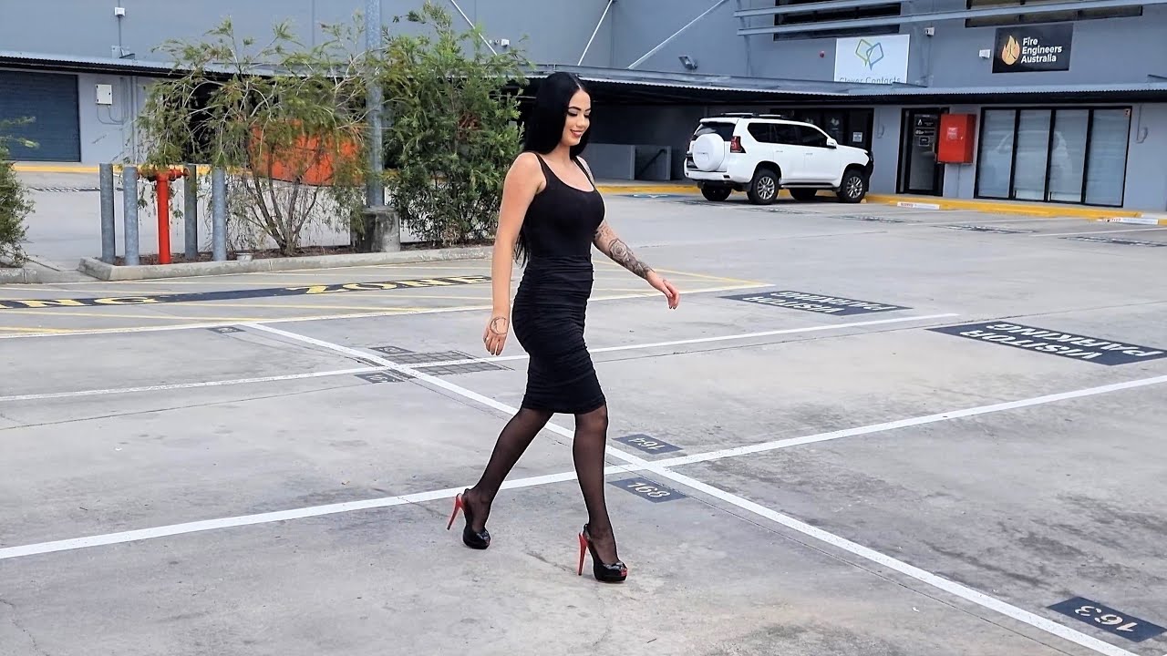 Rose Reviews Vocosi Red Black Open Toe 6 Inch Sling Back High Heel Platform Shoes With Test Walking