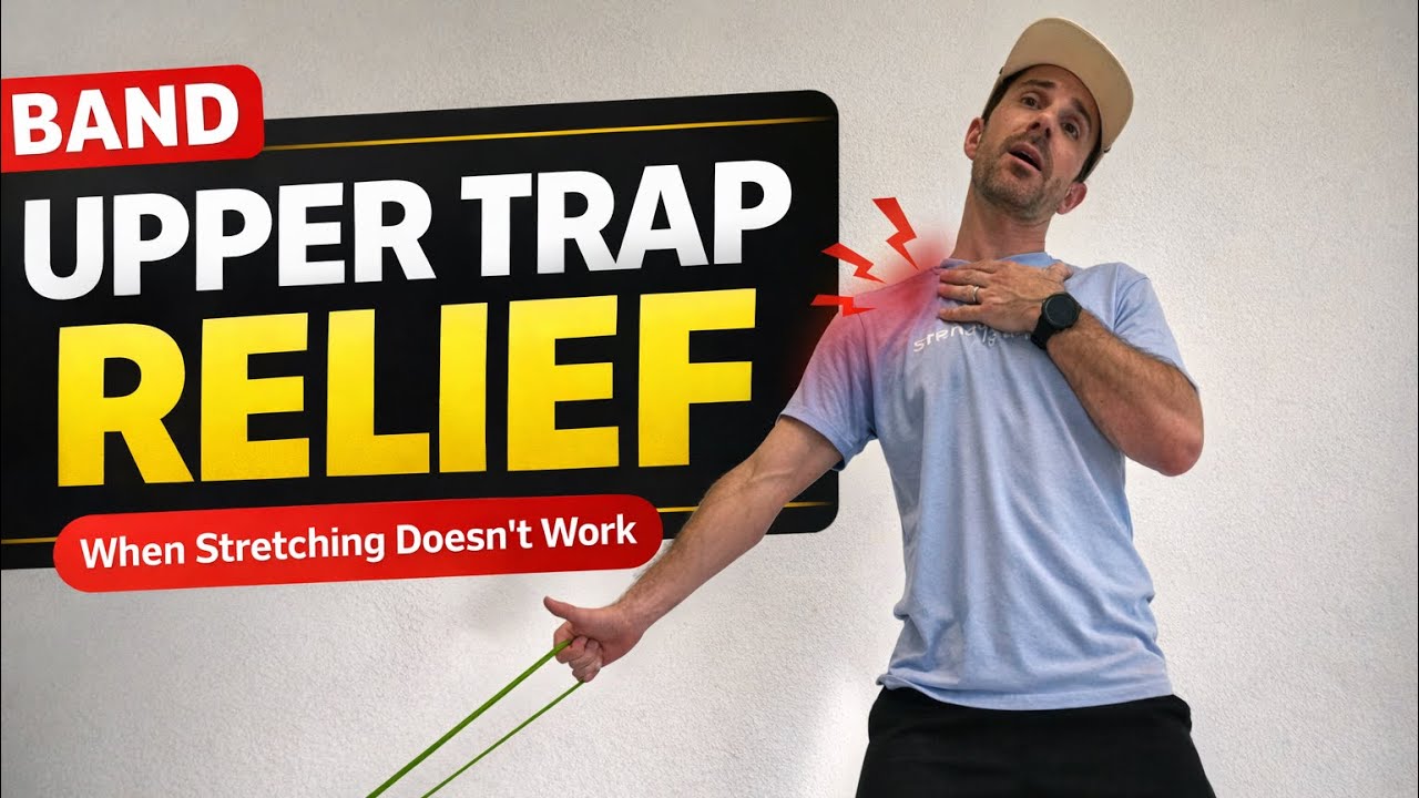Banded Upper Trap Mobility Drill for Neck & Shoulder Tension Relief | When Stretching Isn’t Enough