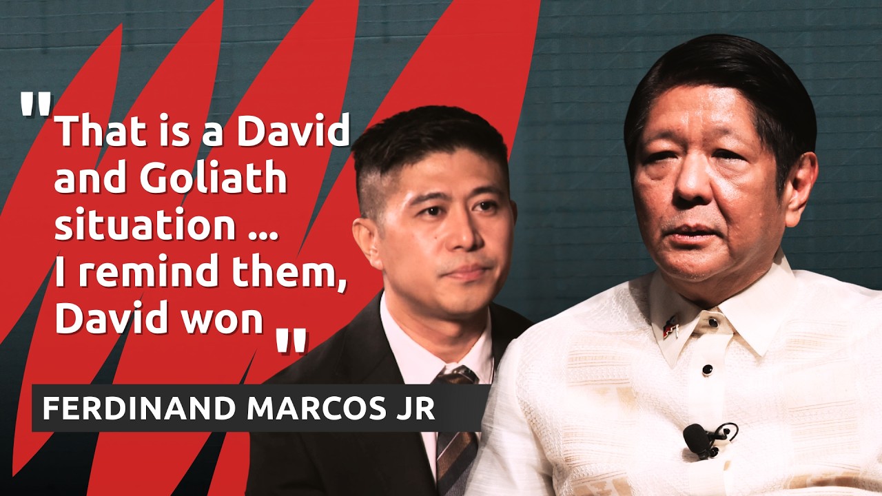 Ferdinand Marcos Jr: Standing up to China is a 'David and Goliath situation, where David won’