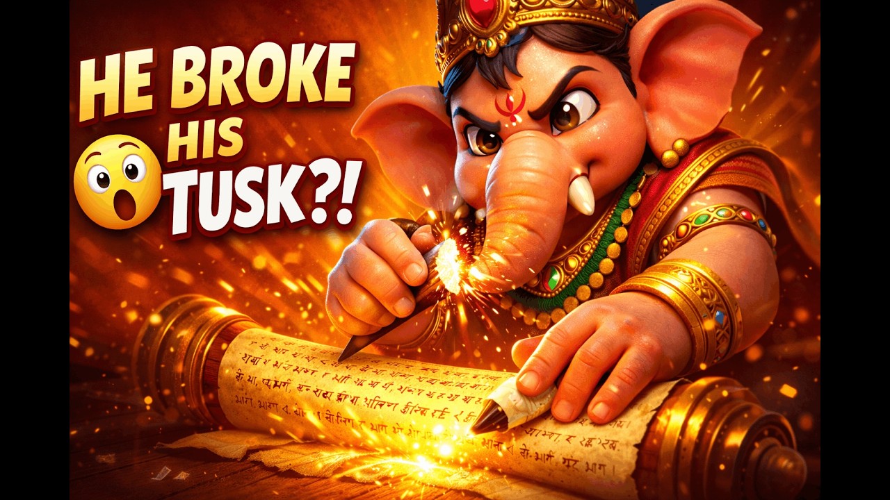 Ganesha Writes the Mahabharata: Patience Pays Off