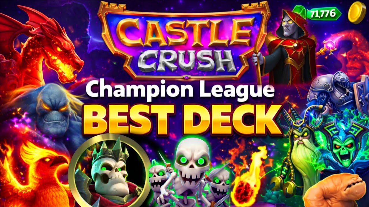 Castle Crush | Champion League Best Deck 🔥 | Ultimate Winning Strategy 2026