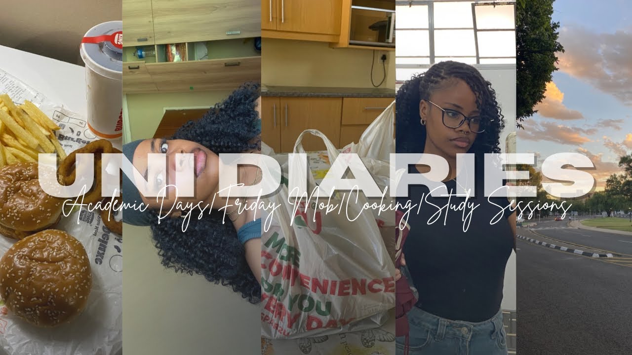 UNI DIARIES☆*:.｡||Academic Days|Friday Mob|Study Sessions|Cooking etc.||SOUTH AFRICAN YOUTUBER